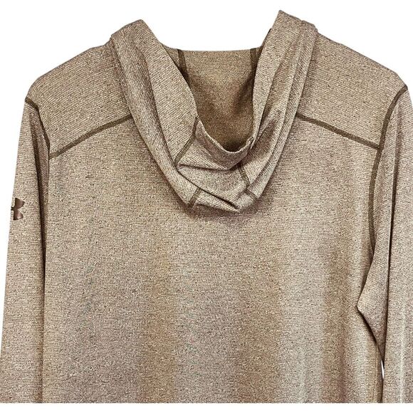 Under Armour HeatGear 1/4 Zip Pullover Hooded Sweatshirt - Picture 8 of 9